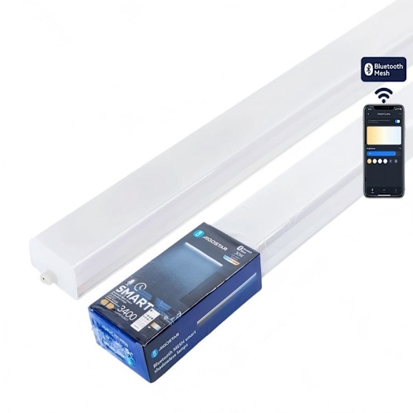 Aigostar 0,9m 30W Justerbar Mesh Bluetooth Smart Pære, Skyggeløst LED Panel