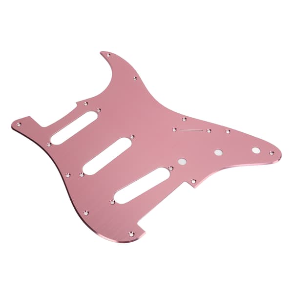 Metall Gitarrplektrum Kompakt Standard Gitarr Skyddsplatta för Nybörjare Hobbyister Rosa GQ63
