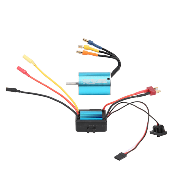 2838 4500KV 4P Sensorløs Børsteløs Motor 35A Børsteløs ESC Passer til 1/14 1/16 1/18 RC Bil