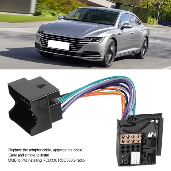 Radio Adapter Ledningsnet RCD330 RCD330G PQ Til MQB