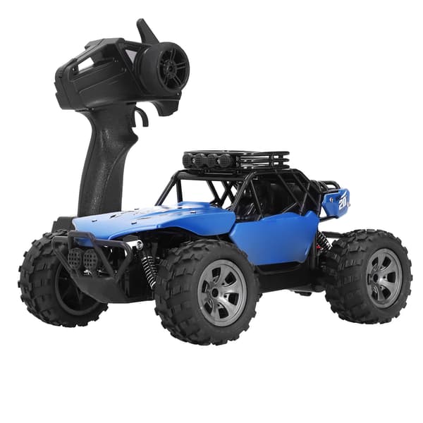 1/18 RC Klätterbil Legering Terrängfordon Fjärrkontroll Elektrisk Leksak för Barn 2.4G Blå