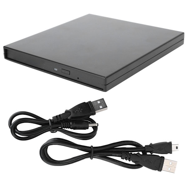 Ekstern Kabinet til Optisk Drev Harddisk Boks Computer Laptop Opbevaringssæt Sort 9,5mm SATA