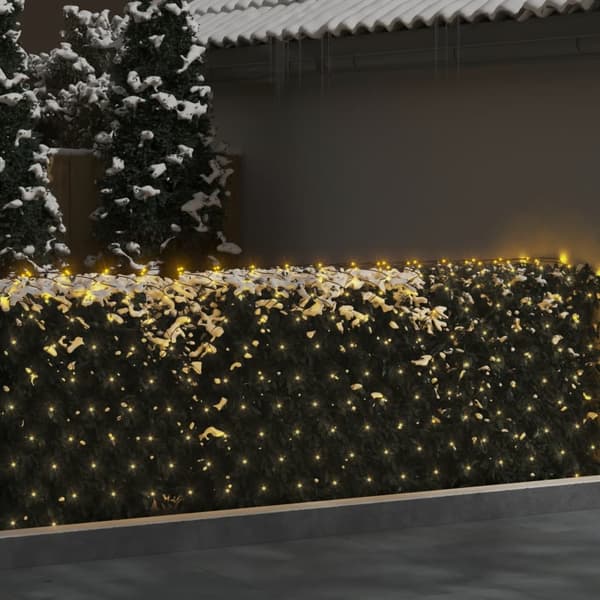 【03】vidaXL Light net warm white 4x4 m 544 LED indoor/outdoor Vit Vit white