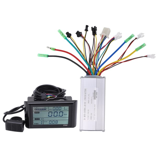 36/48V 500/750W Elektrisk Cykel Scooter Børsteløs Controller Kit med 9 Mosfet LCDS900 Meter