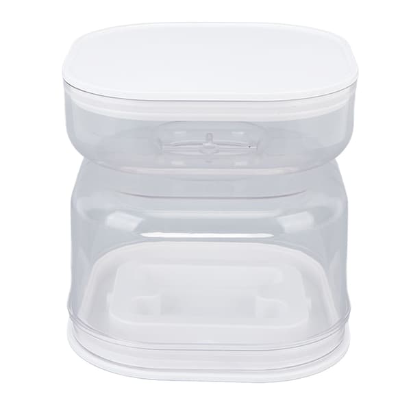 Pickle Jar med Sil Flip Läcksäker Pickle Juice Separator Jar Olivbehållare för Hemmet