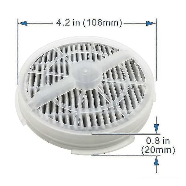 True HEPA-ersättningsfilter kompatibelt med Rigoglioso Gl2103 Jinpus Gl-2103