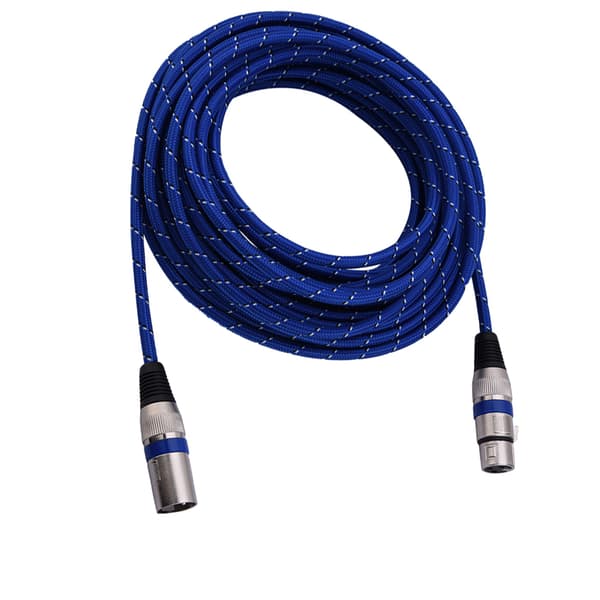 XLR Han til Hun Stik Balance 3-benet Mikrofon MIC Lydkabel 10 meter