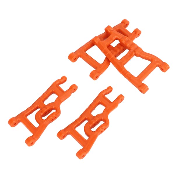 RC For- og Bagophængsningsarm Sæt Svingarm Montering til Rustler Stampede Slash 1/10 2wd RC Biler Orange