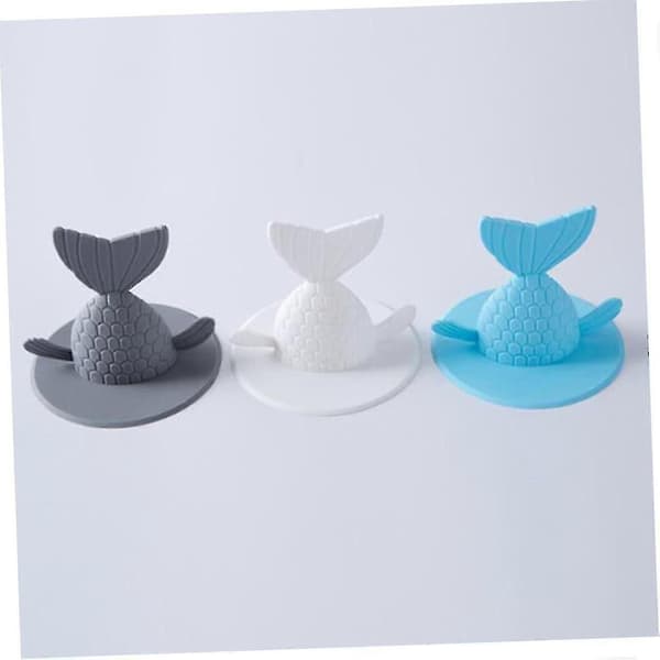 Badekar afløbsprop, fleksibel gummi silikoneprop, 14 x 14 cm, 2-pak, sikker tætning til køkken og badeværelse med hurtig afløb