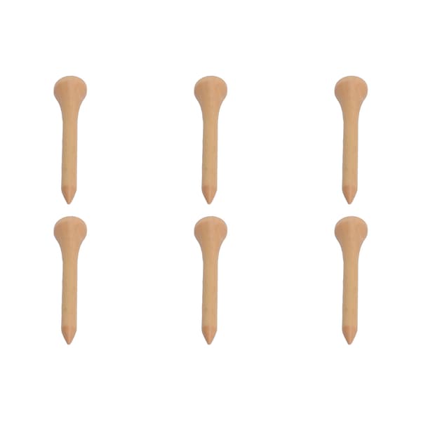 50 stk Golf Tees Professionelle Stærke Udskiftnings Træ Golf Tees til Golf Tilbehør 54mm/2.13in