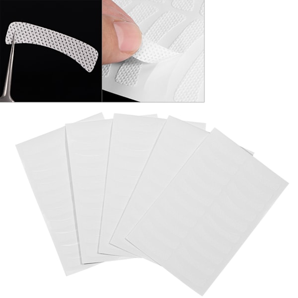 100 st Makeup Ögonsticker Mjuk Non-woven Ögonfransförlängning Färgningstejp Falsk Ögonfranskudde