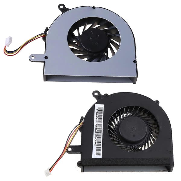 Reservedele til bærbar CPU-køleblæser til DC 5V 4pin 2.25W til G400 G405 G500 G505 G500A G490 G4 Sort Musta