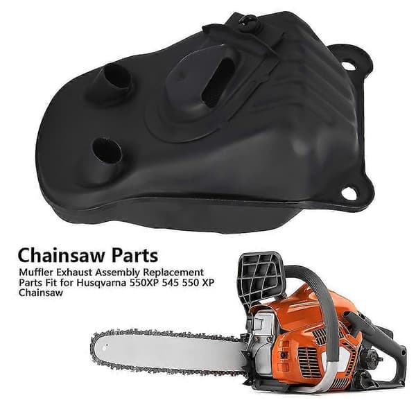 【03】Lyddæmper Udstødningssystem Reservedele Passer til Husqvarna 550XP 545 550 XP Motorsav
