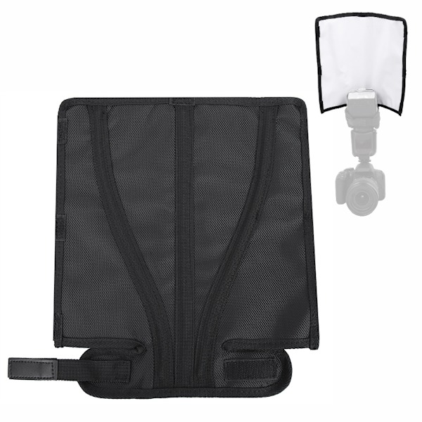 Universal Foldbar Flash Softbox Diffuser Speedlite Fotograferingsreflektor