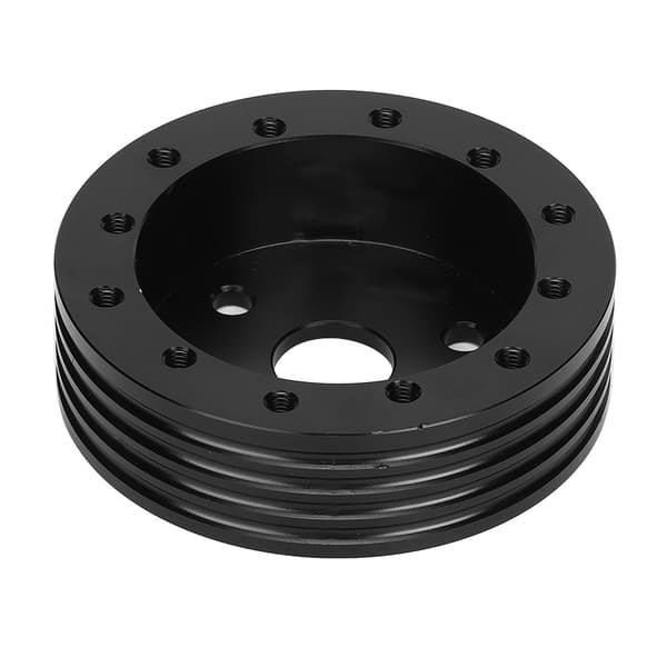 1in Aluminium Ratnav Spacer til 5 6 Huls Hjul til 3 Huls Adapter (Sort)