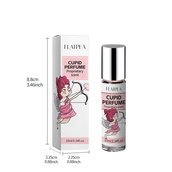 Cupid doftolja. Cupid roll-on parfym. Blommig doft. Lätt och långvarig. Alkoholfri formula. Bärbar parfym.