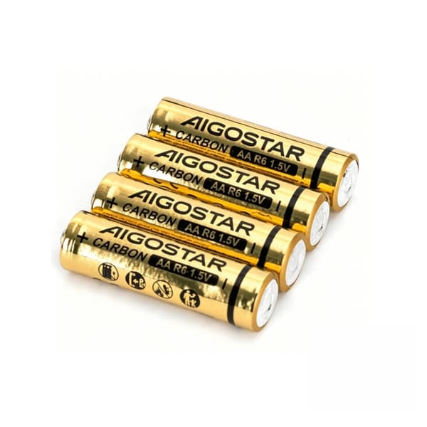 4st Kolbatteri R6P (AA) 1.5V