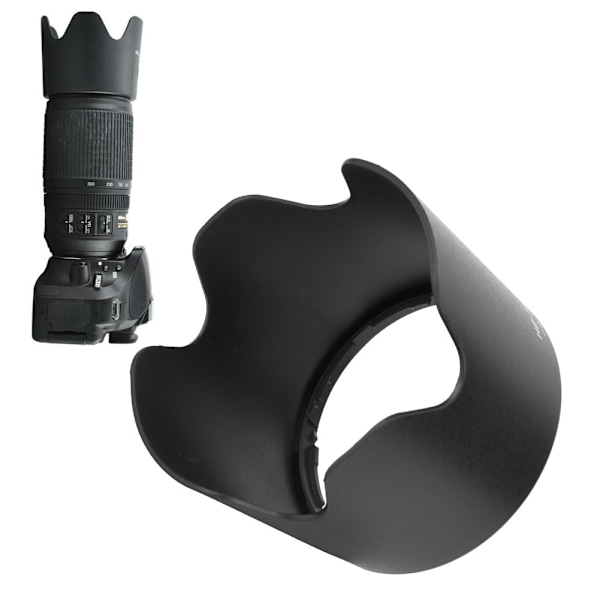 HB-36 ABS Kamera Mount Modlysblænde Erstatning for Nikon AF S 70-300 mm f 4.5-5.6G IF ED VR Objektiv