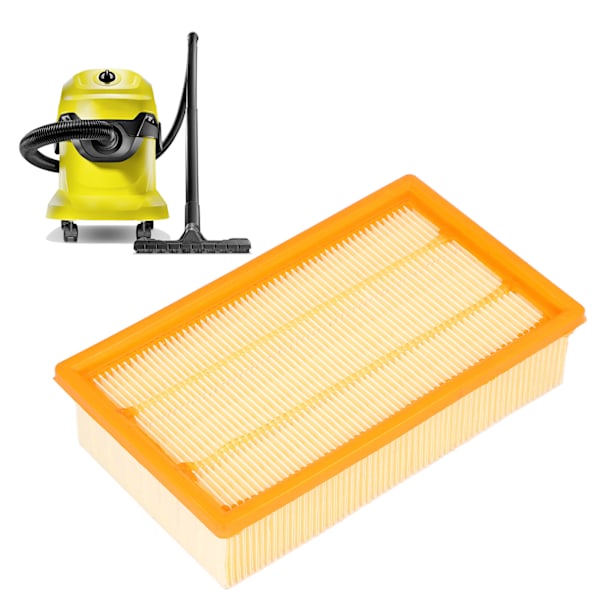 Udskiftningsfilter til støvsugerfilter til Karcher NT25 NT35 NT361 NT45 NT55 NT611 - gul - 1 stk