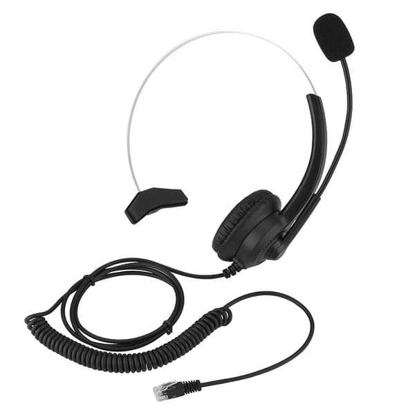 Brusreducerande headset för callcenter Bekvämt telefonheadset - Kristallkontakt