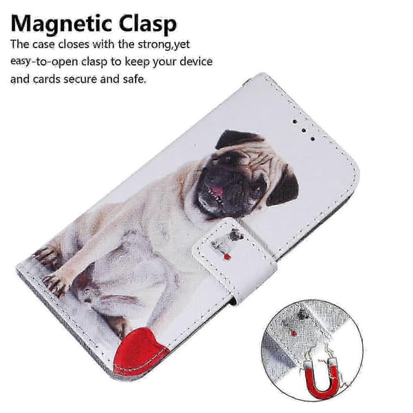 Til Samsung Galaxy A06 4G Pung Etui Mønstertryk Læder Telefoncover Multicolor Dog
