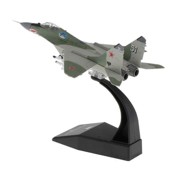 1/100 MIG-29 Russisk Jagerfly & F-14 Tomcat Fly Trykstøbt Flymodel