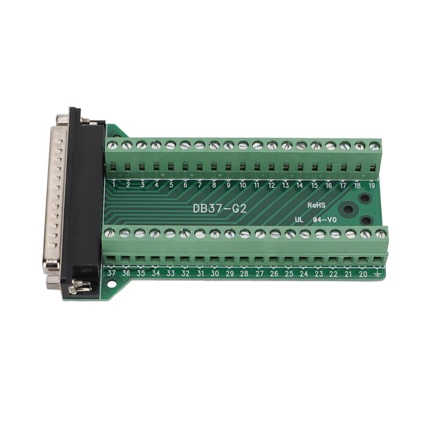 DB37 Breakout Connector Terminal Board Rak PCB Isolerad Anti-Interferens AC300VDB37‑G2 Hane
