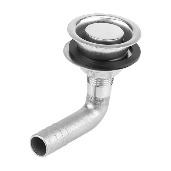 90° Rostfritt Stål Marinbåt Flush Mount Bränsle Gastankventil för 5/8\" Slang