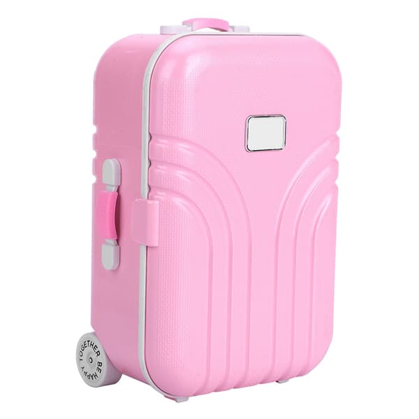 Baby Kuffert Legetøj Sød Plast Rullende Kuffert Mini Bagageboks (Pink)