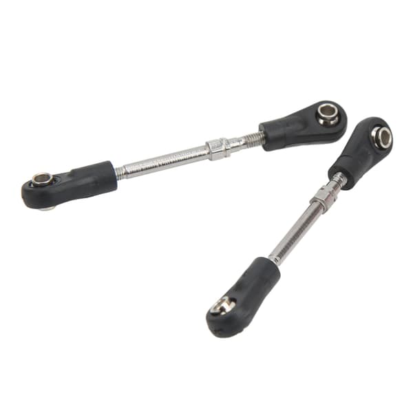 2st RC Servo Pull Rod RC Servo Vevstång för ZD Racing 10421 1/10 RC Car Black Silver