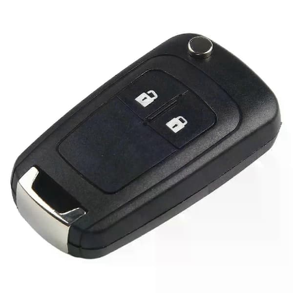 Vikbart nyckelhus med 2 knappar, vikbart reservnyckelhus för Opel Adam Astra J Cascade, för Opel Mokka, för Opel Insignia