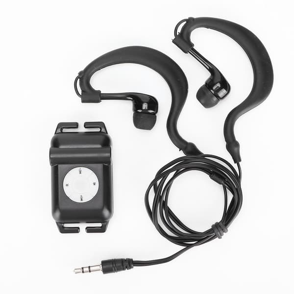 MP3-spelare med hörlurar Vattentät simmar-MP3-spelare för simning vattensporter