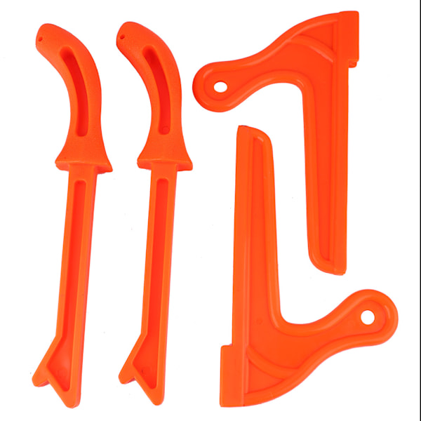 4 st Säkerhetsplast Träbearbetning Skyddande Handsåg Push Sticks Verktyg För Snickeri (Orange)