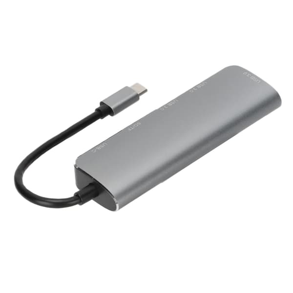 ONTEN Expansionsdocka USB C till USB3.0 Typ C Snabbladdning Multifunktionell Dockningsstation