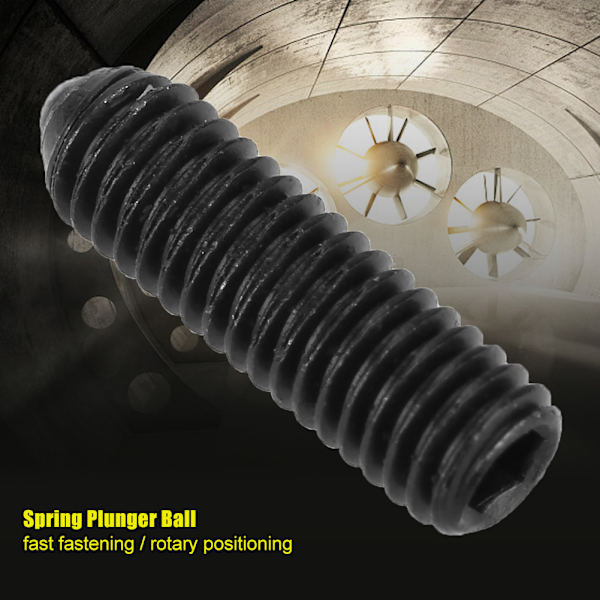 10st M3 Skruvgänga Hex Socket Kolstål Kulkolv Set (M3*12)