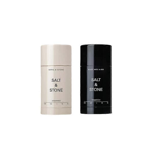 【03】[14Y] Salt # Stone Unisex Black Oud Extra_Strength alumiiniton deodorantti # Black&White Black&White