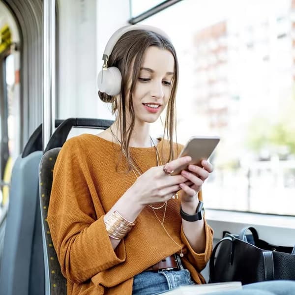 Trådlösa hörlurar, Over-ear Bluetooth-hörlurar, trådlösa Bluetooth-hörlurar, grön