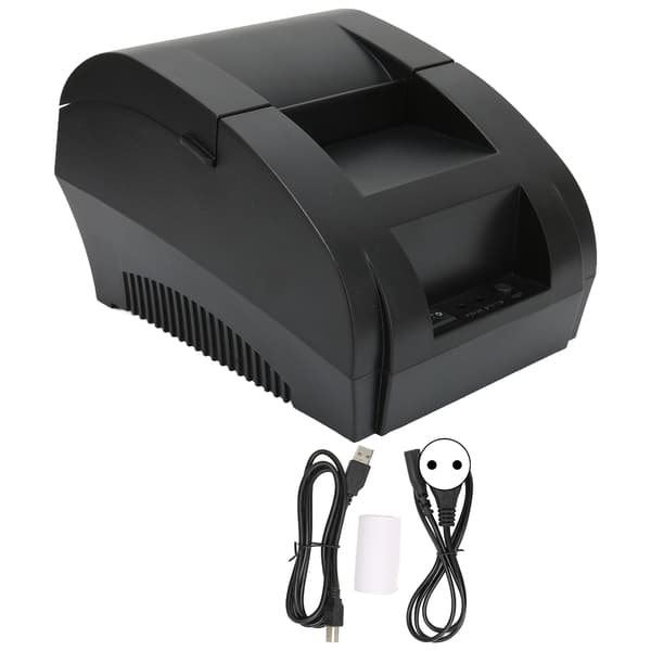 Labelprinter 90mm/s Hurtig Udskrivningshastighed Høj Opløsning Pladsbesparende Design Termisk Printer 100V til 240V EU Stik
