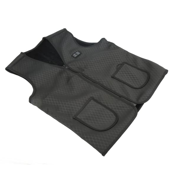 Elektrisk varmejakke 7 zone varme polyester konstant temperatur smart varmevest til vintercykling L