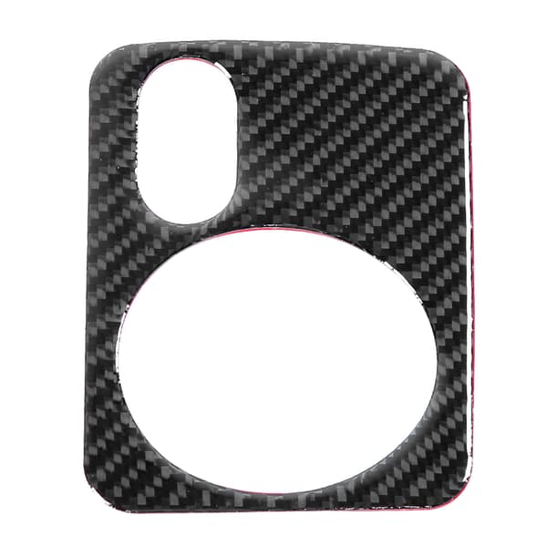 Carbon Fiber Forlygtekontakt Panel Ramme Cover Trim Bil Interiør Dekoration