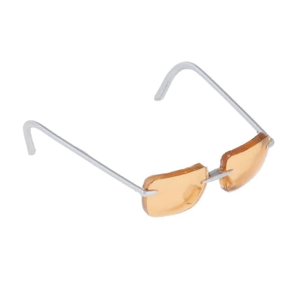 Briller i 1/6 skala af legering - Stilfuldt brille til 12-tommer actionfigurer C