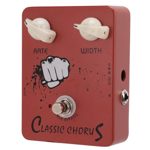Elektrisk Guitar Effekt Pedal Klassisk Chorus True Bypass Justerbart Instrument Tilbehør