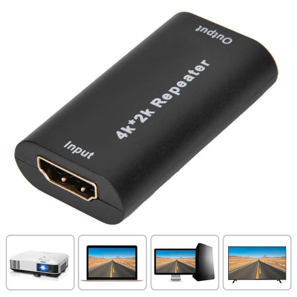 4K*2K HDTV Signalforstærker 40M Repeater Adapter Hun til Hun