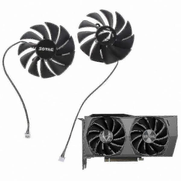 89 mm 4-bens køleventilator til GPU, kompatibel med RTX 3060 Ti Twin Edge OC Ga92s2u grafikkorterstatning