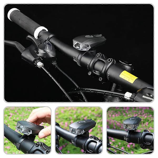 set cykel framljus nattcykelljus cykel bakljus USB-laddningscykelljus