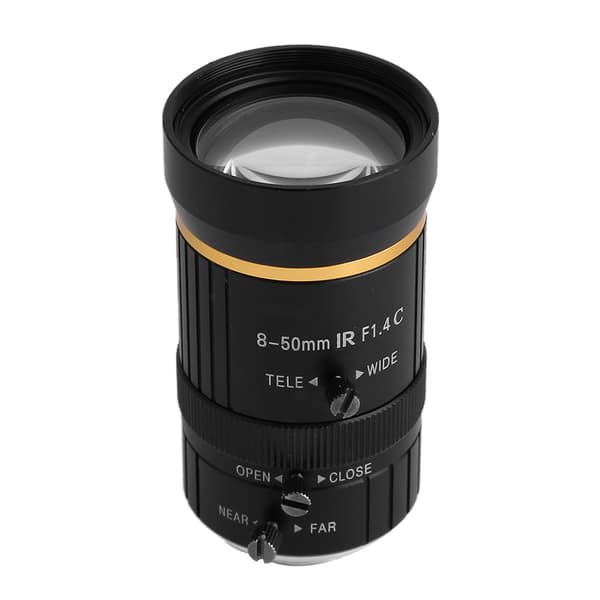 8-50mm 3MP 1/2 Manuellt Bländare C-Mount Säkerhetskameralins CCTV