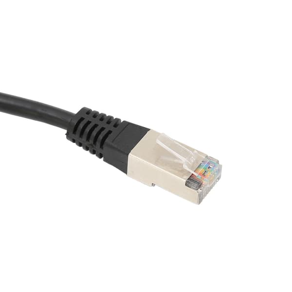 Stabil och Snabb RJ45 Ethernet Splitter Kabel: 1 Hane till 2 Hona Portar