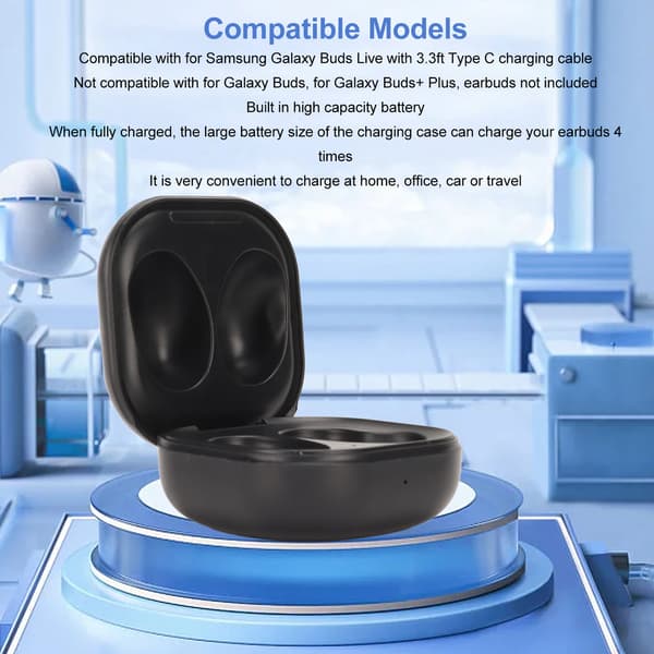 Erstatnings USB-opladningsetui til Samsung Galaxy Buds Live SM R180