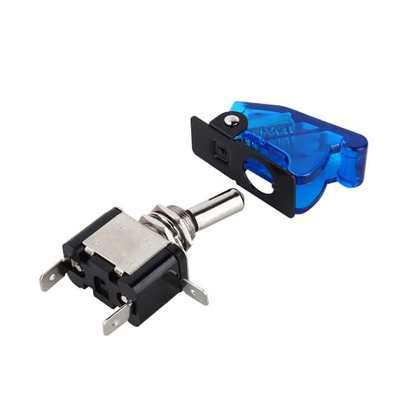 16 mm 1NO 1NC forbindelse 12V metal LED vippekontakt låsende trykknap