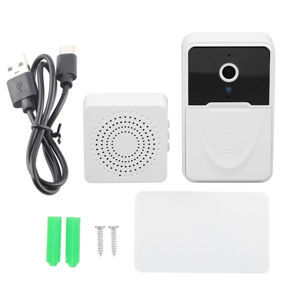 X3 Smart Video Dørklokke Wifi Synlig Tovejs Stemme Nat Vision HD Dør Dørklokke Kamera Til Hjemmet